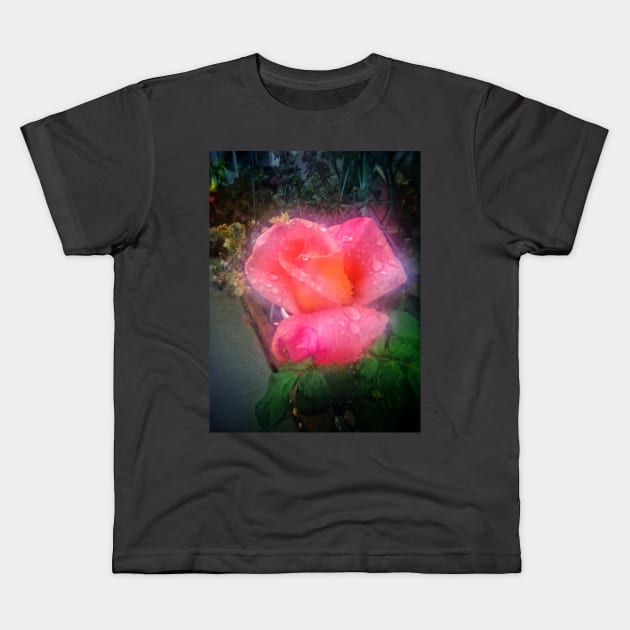 Ghostly Rose Kids T-Shirt by Photography_fan